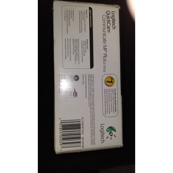 Logitech QuickCam Communicate MP PLUS S5500 Web Cam Camera NIB - Picture 9 of 10